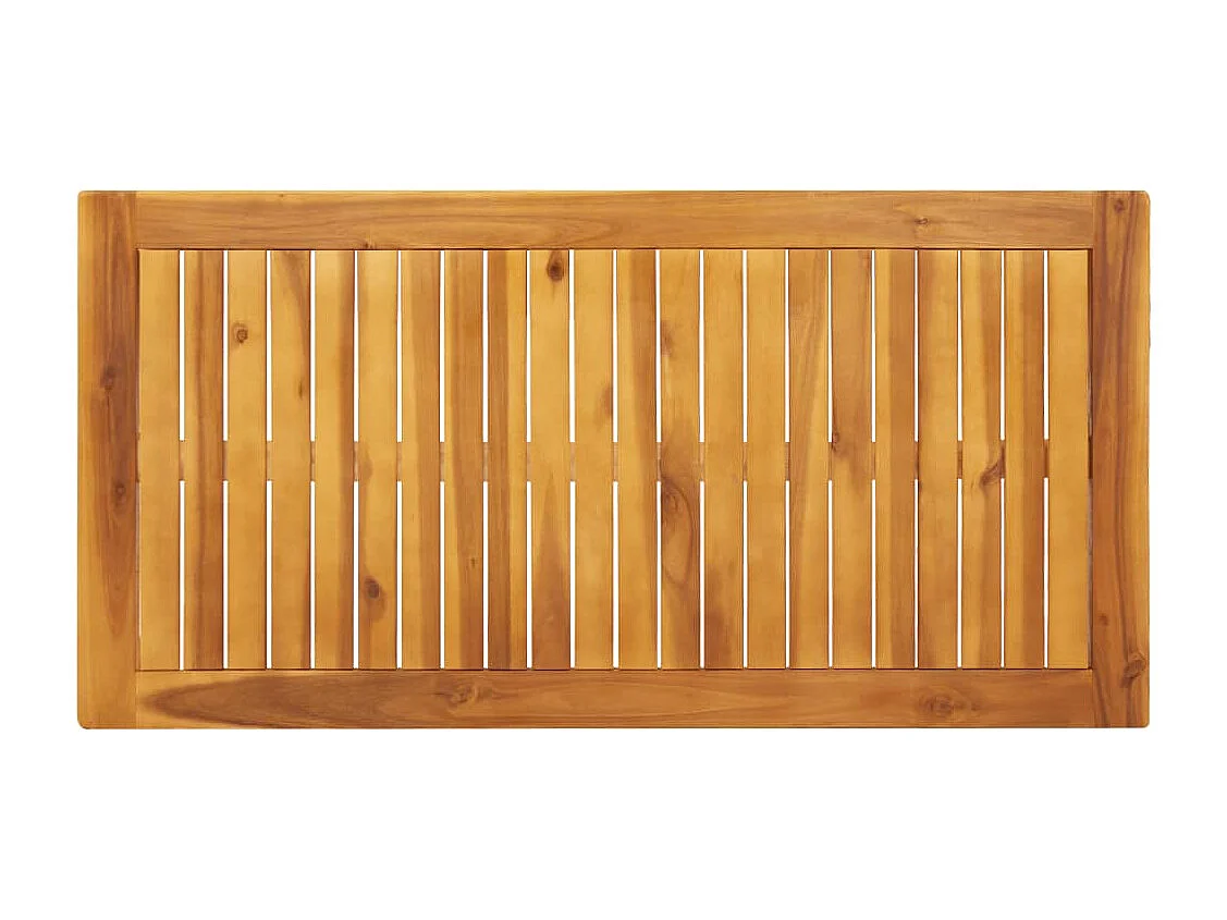 Table à manger de jardin 110x55x75 cm bois massif d'acacia