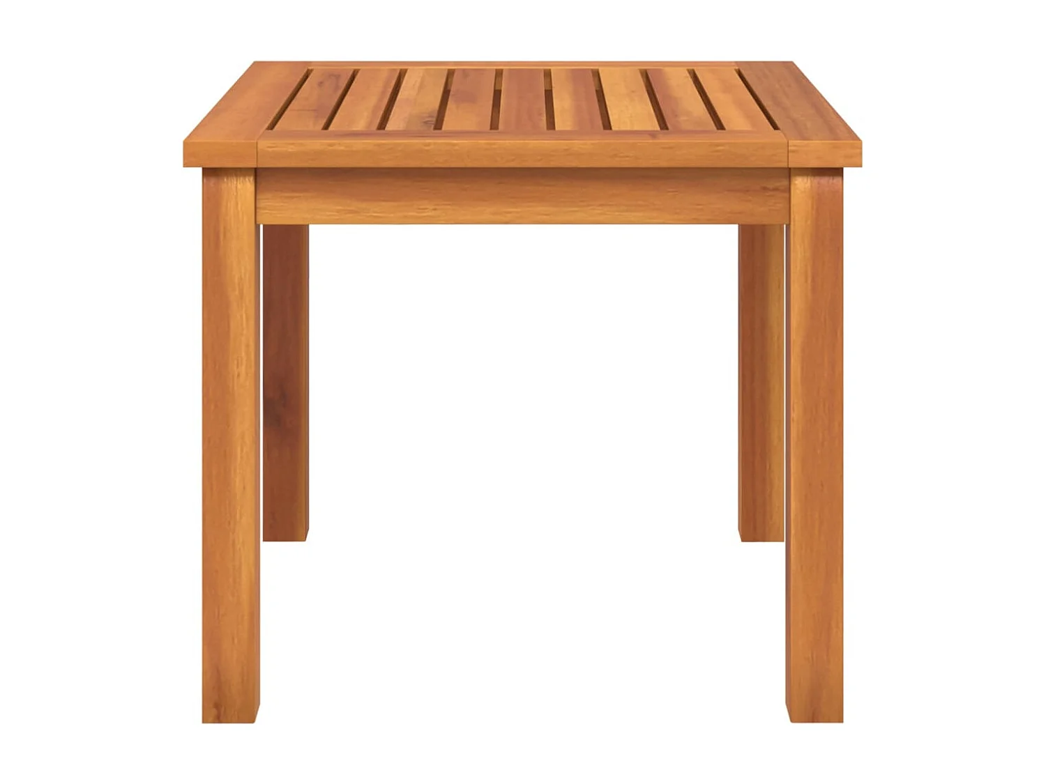 Tavolino da Salotto 40x40x36 cm in Legno Massello di Acacia