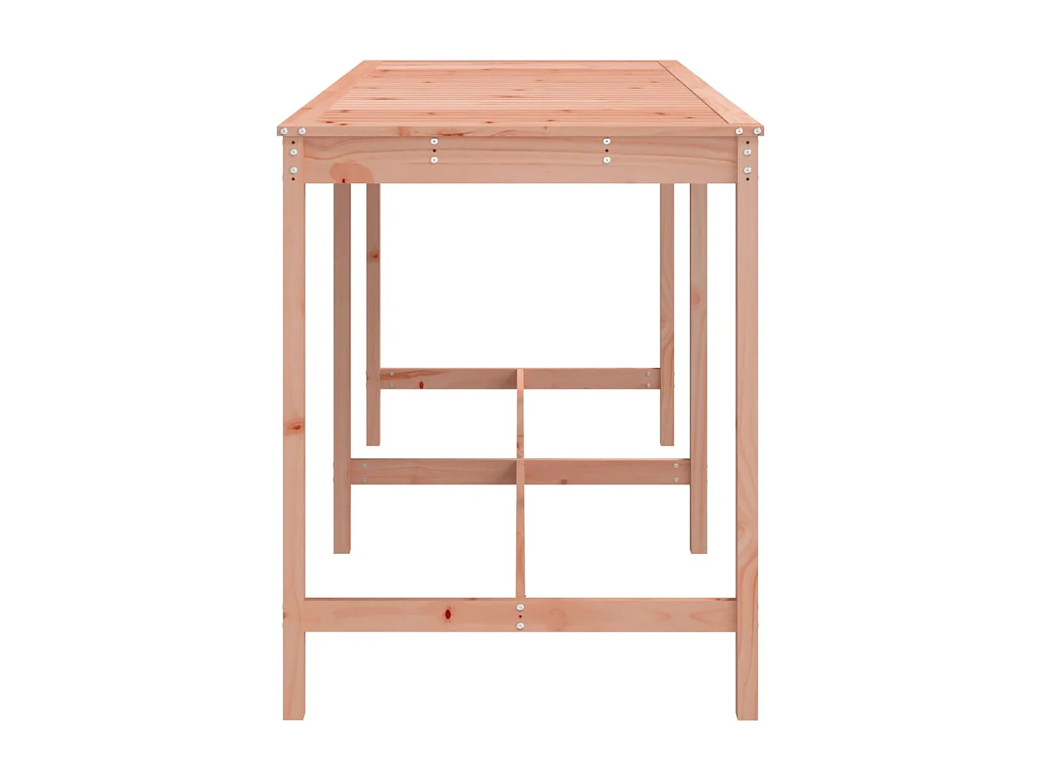 Table de jardin 203,5x90x110 cm bois massif de douglas