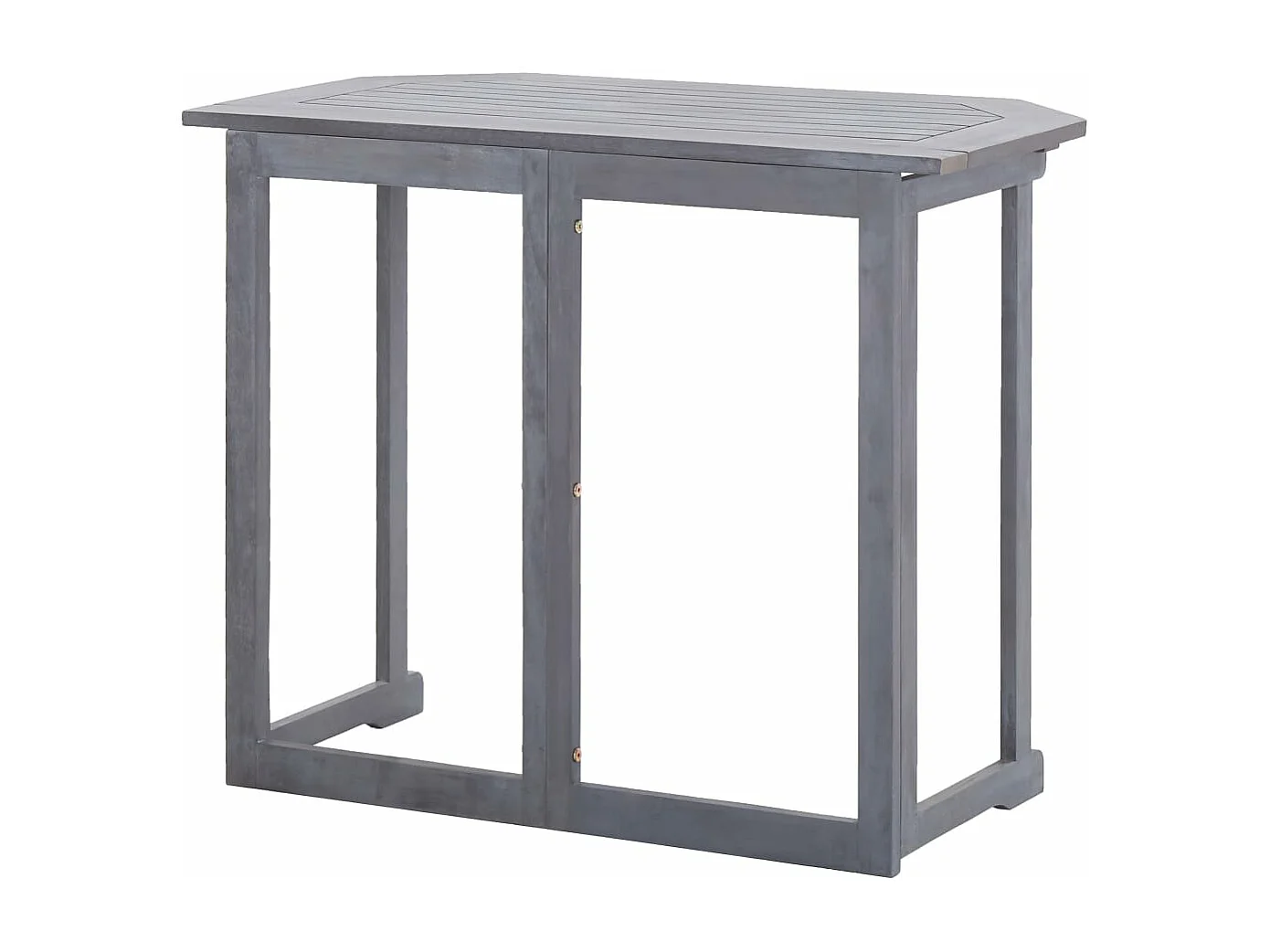 Mesa de varanda dobrável 90x50x74 cm madeira de acácia maciça