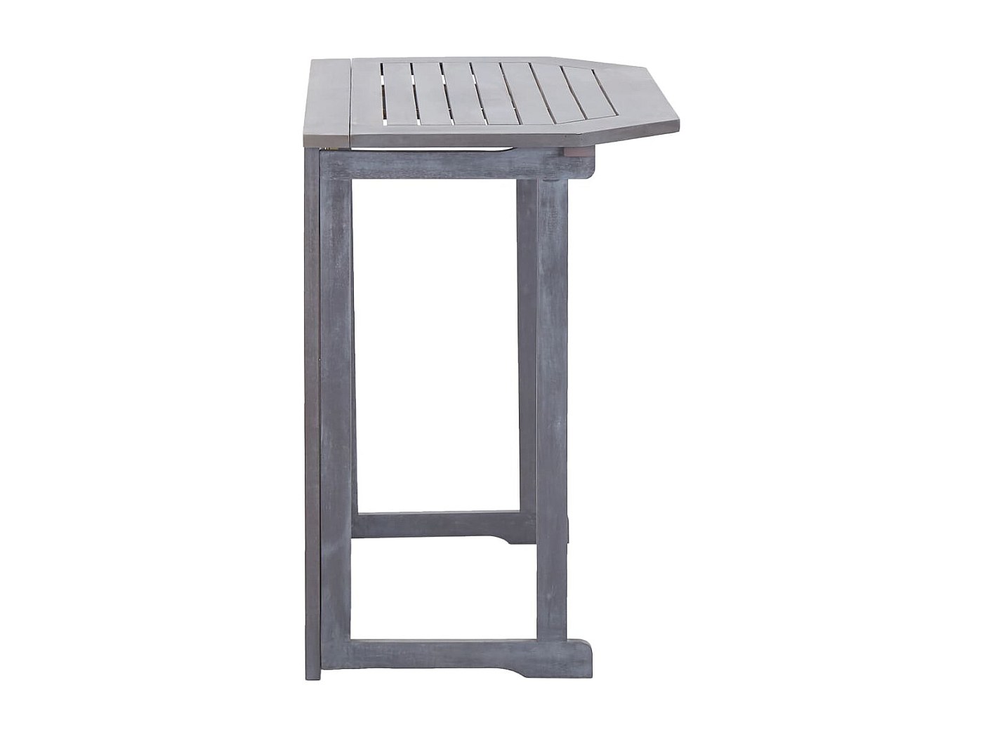 Mesa De Exterior Plegable Festnight - Madera De Acacia Maciza, 90x50x75 Cm, Marrón, Para Balcón O Jardín