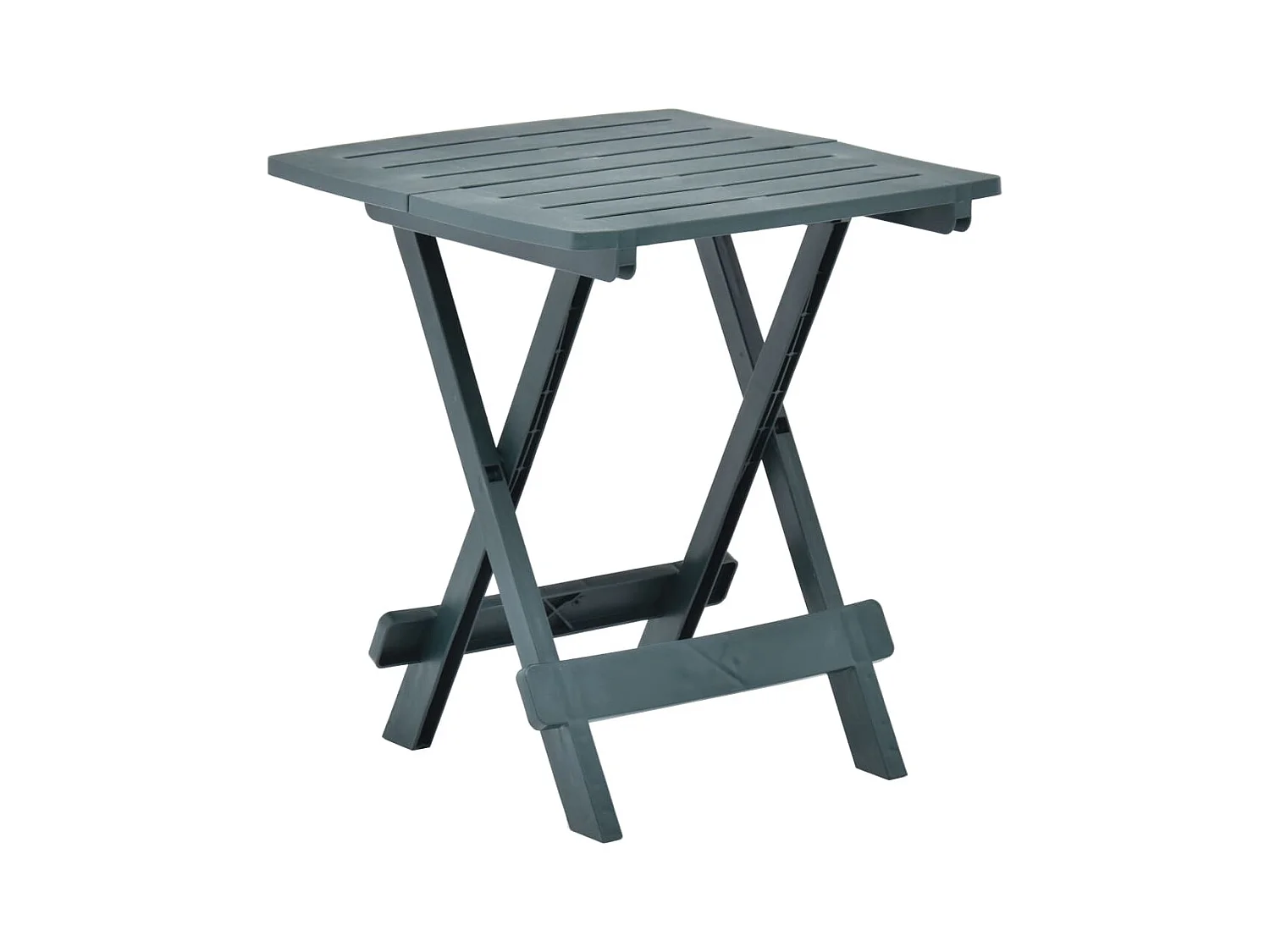 Table pliable de jardin vert 45x43x50 cm plastique