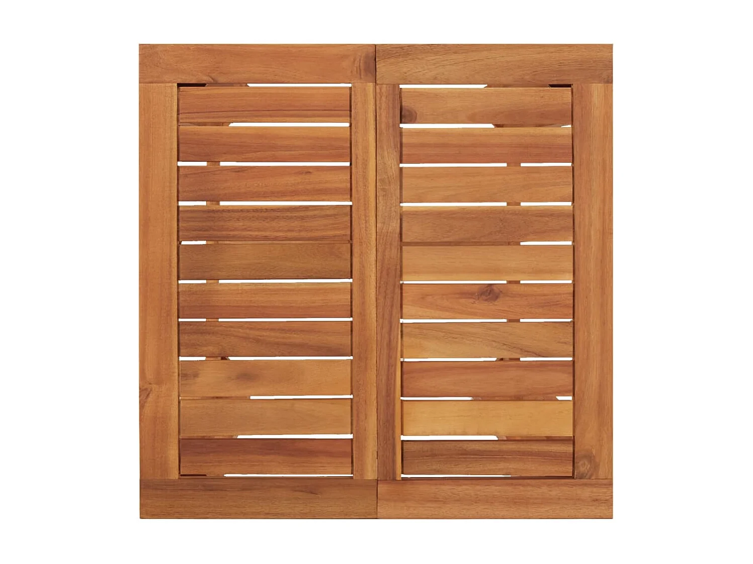 Mesa alta de jardín madera maciza de acacia 60x60x105 cm