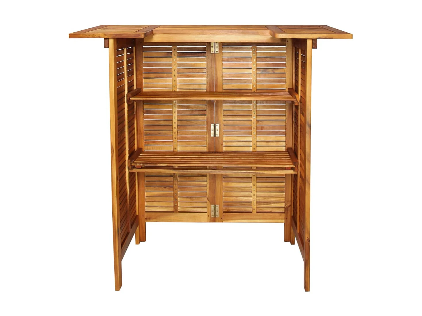 Mesa de bar 110x50x105 cm madeira de acácia maciça