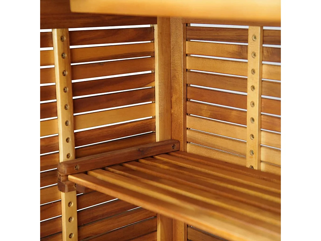 Mesa de bar 110x50x105 cm madeira de acácia maciça