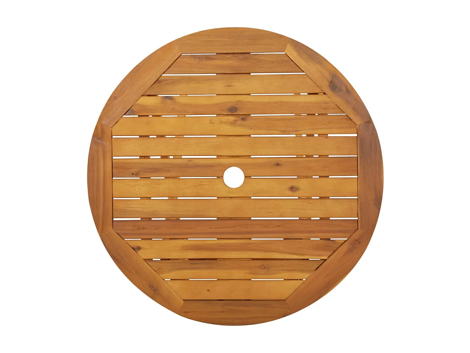 Mesa de jardim dobrável 70 cm madeira de acácia maciça