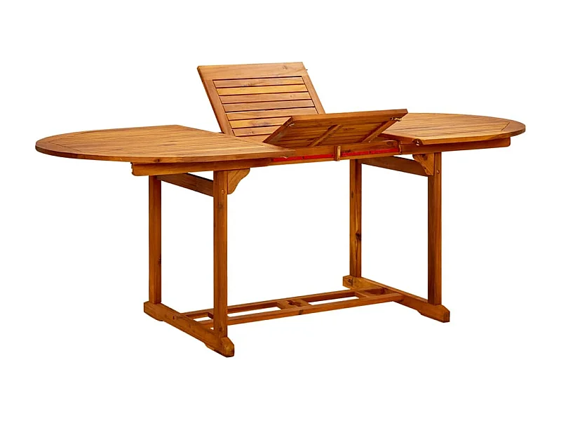 Table de jardin 200x100x75 cm Bois d'acacia massif