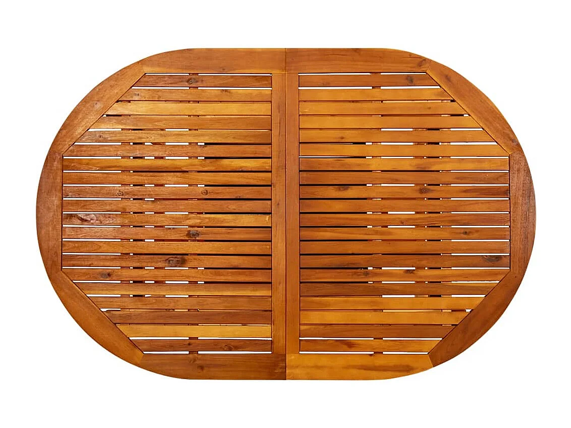 Tavolo da Giardino 200x100x75 cm in Legno di Acacia