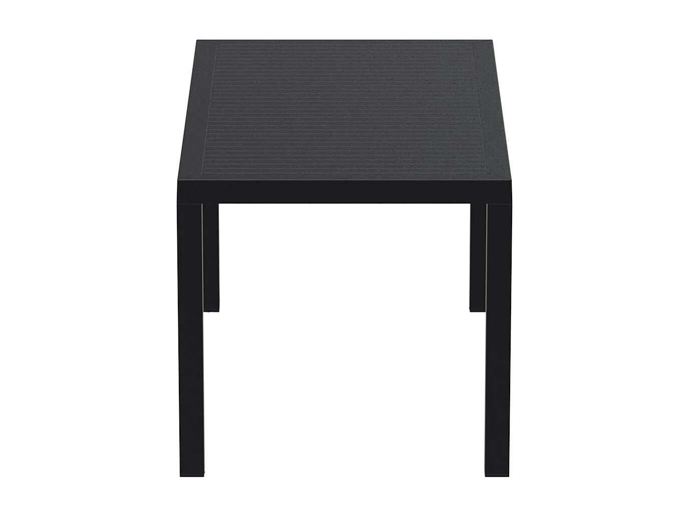 Gartentisch - ENOTECA - Schwarz - 140x80x75 cm