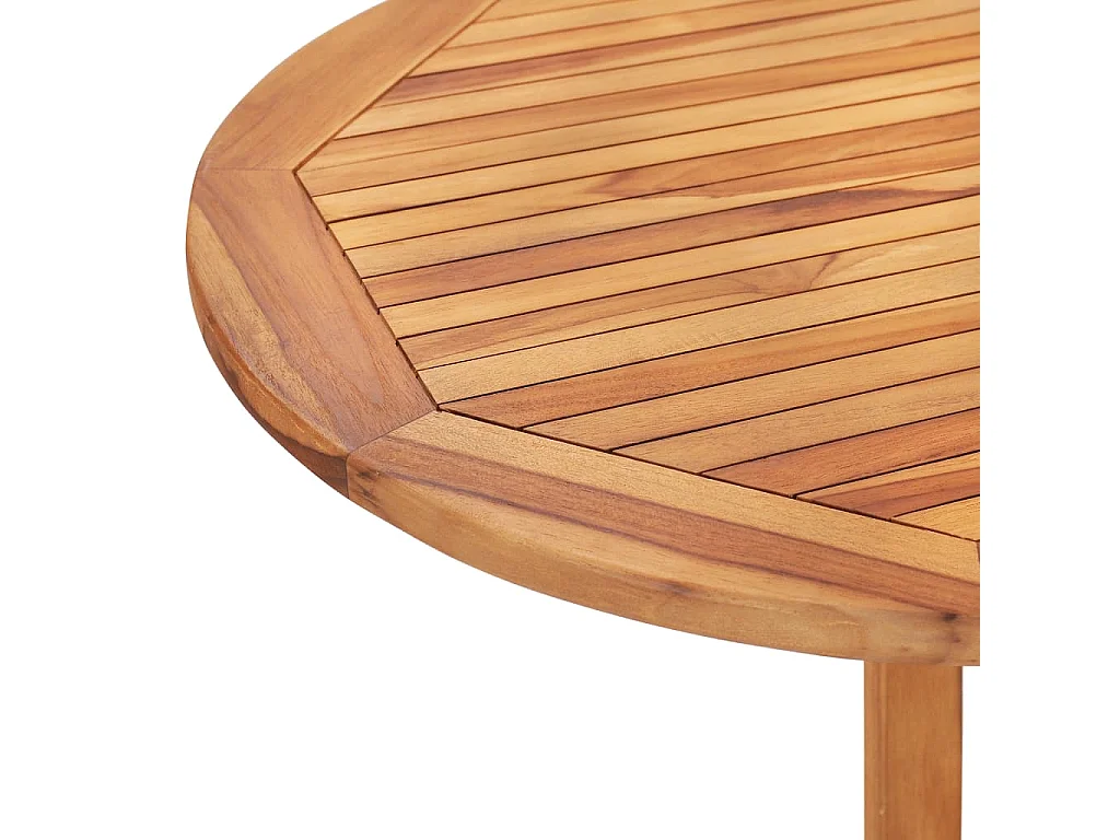 Mesa de jardim dobrável 120x70x75 cm madeira teca maciça