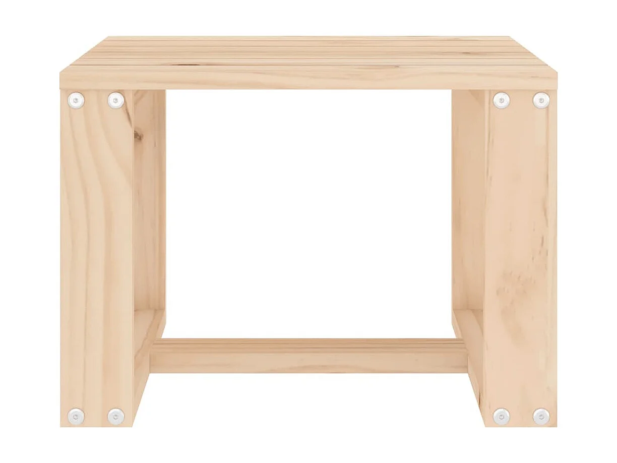 Mesa de apoio p/ jardim 40x38x28,5 cm madeira de pinho maciça