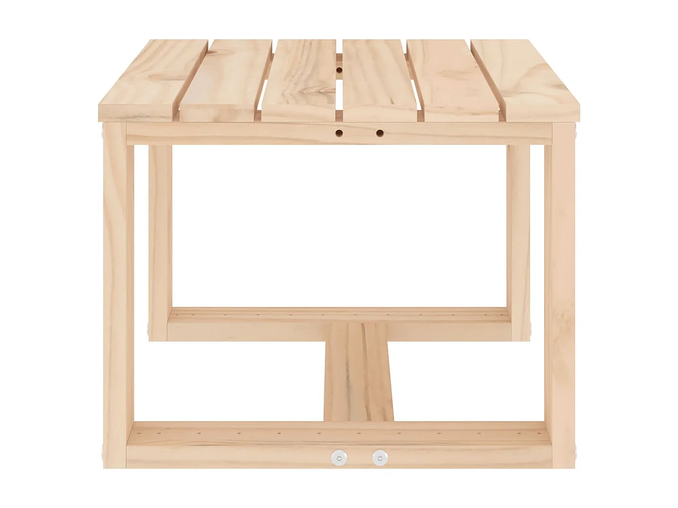 Mesa de apoio p/ jardim 40x38x28,5 cm madeira de pinho maciça