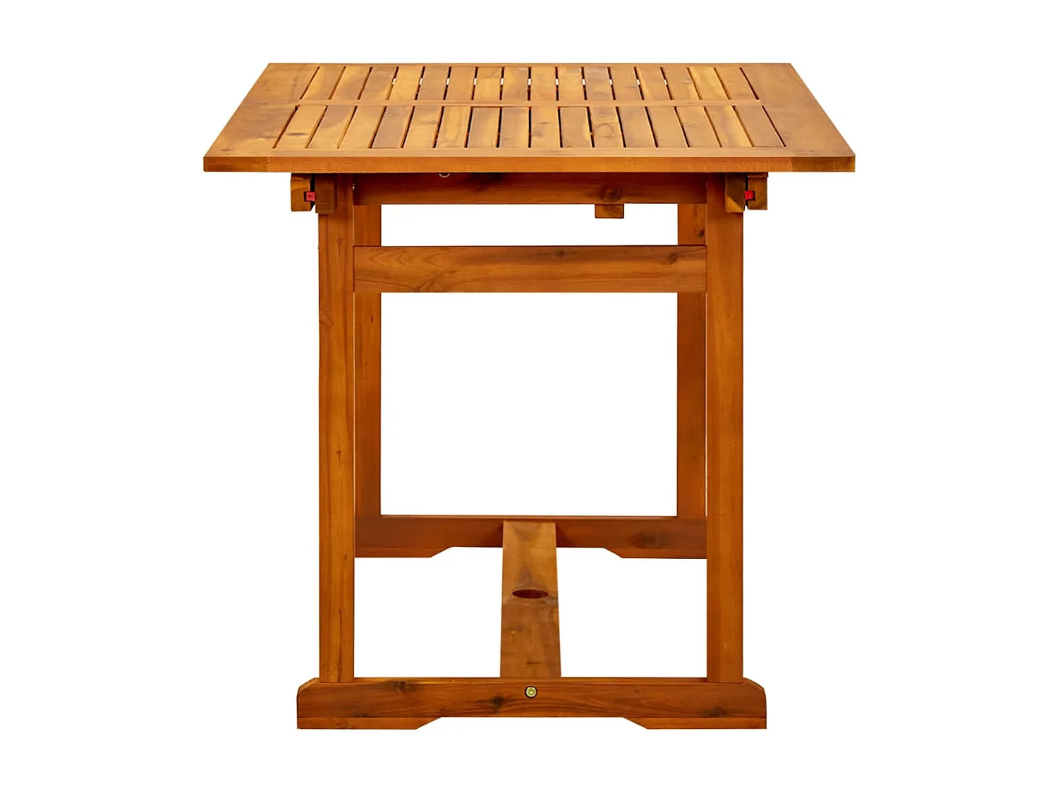 Tavolo da Pranzo per Esterni (120-170)x80x75 cm in Legno Acacia