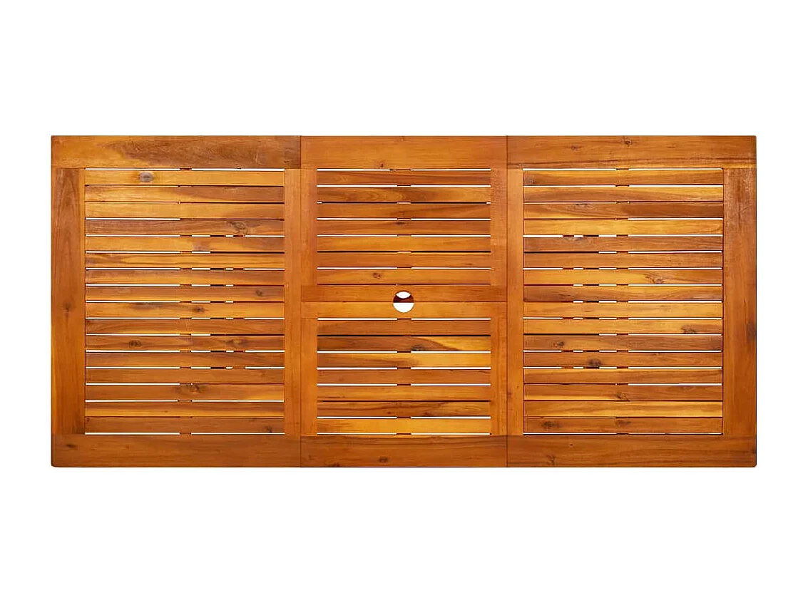 Tavolo da Pranzo per Esterni (120-170)x80x75 cm in Legno Acacia