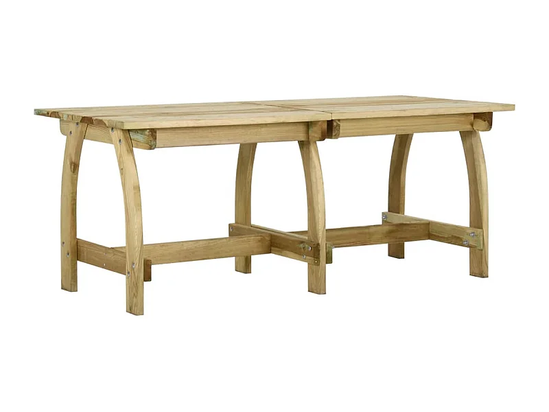 Table de jardin 220x74x75 cm Bois de pin imprégné