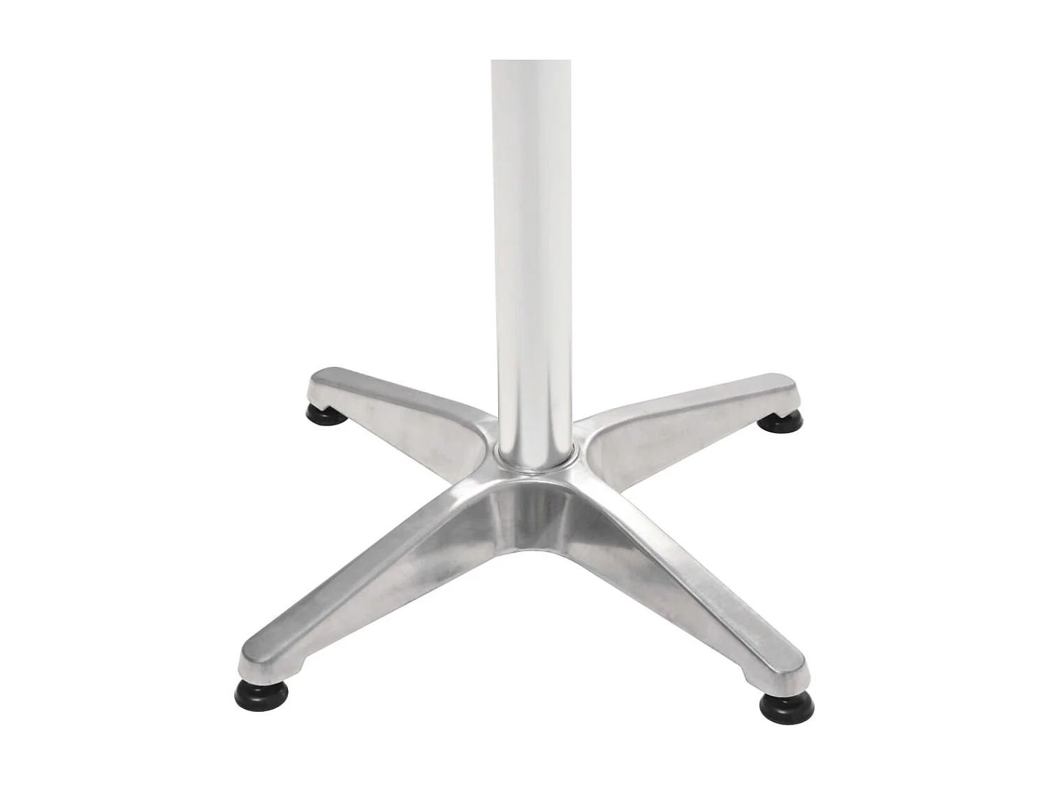 Table de jardin Argenté 60x60x70 cm Aluminium