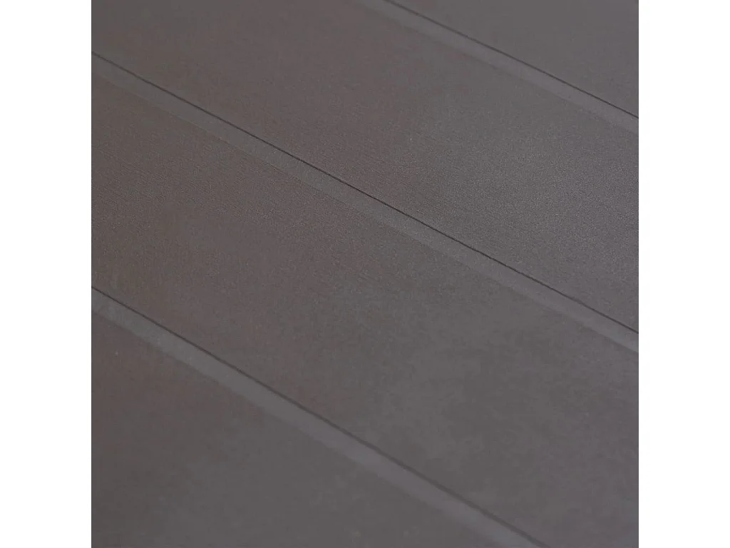 Table de jardin Marron 220x90x72 cm Plastique Aspect de rotin