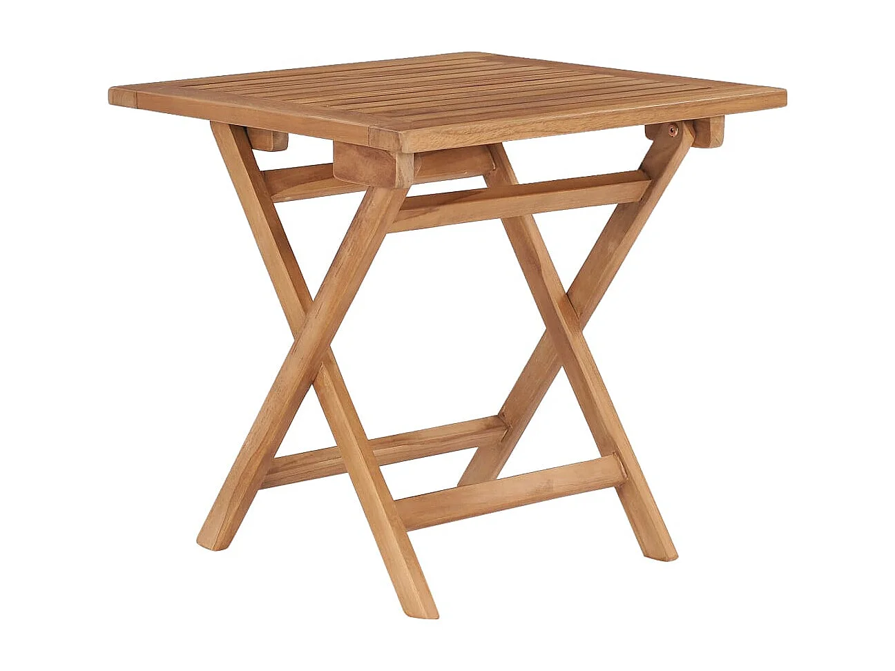 Tavolo da Giardino Pieghevole 45x45x45 cm in Legno di Teak
