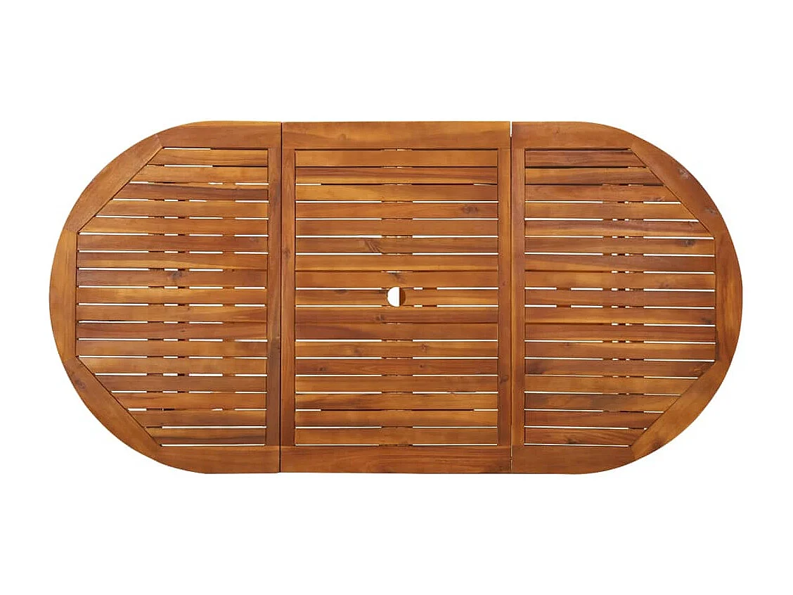 Mesa de jantar p/ jardim 180x90x75 cm madeira de acácia maciça