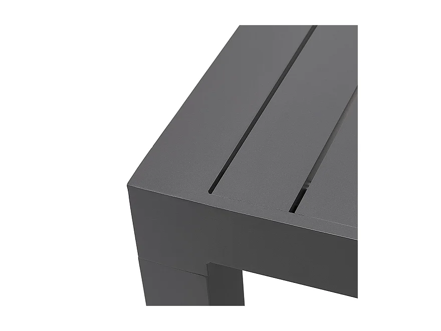 Gartentisch - SAMUI - grau - 180-240x100x75 cm