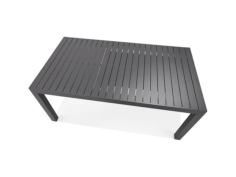 Gartentisch - SAMUI - grau - 180-240x100x75 cm