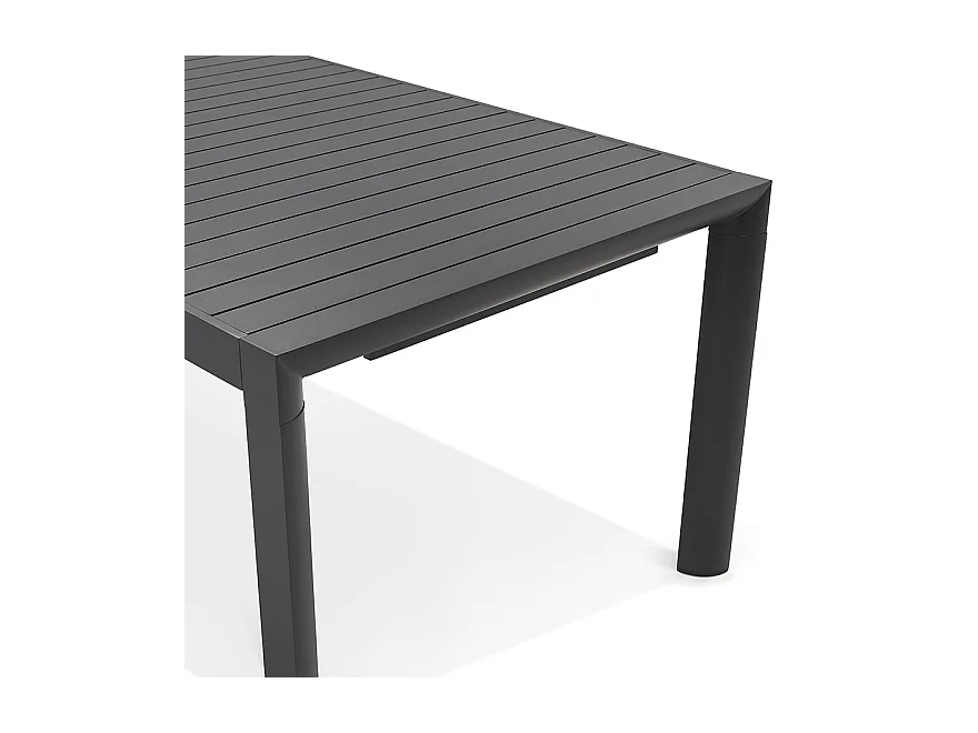 Gartentisch - SAMUI - grau - 180-240x100x75 cm