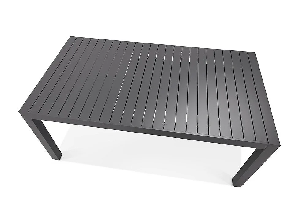 Gartentisch - SAMUI - grau - 180-240x100x75 cm