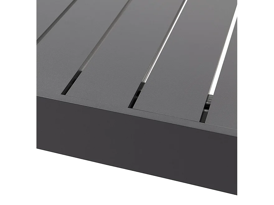 Gartentisch - SAMUI - grau - 180-240x100x75 cm