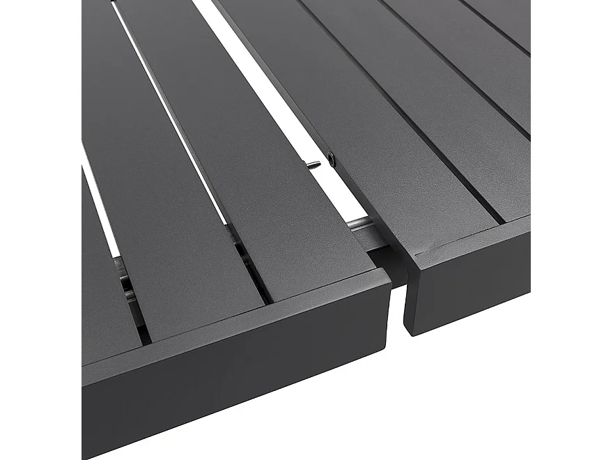 Gartentisch - SAMUI - grau - 180-240x100x75 cm