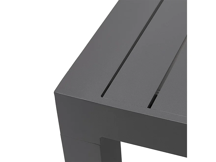 Gartentisch - SAMUI - grau - 180-240x100x75 cm