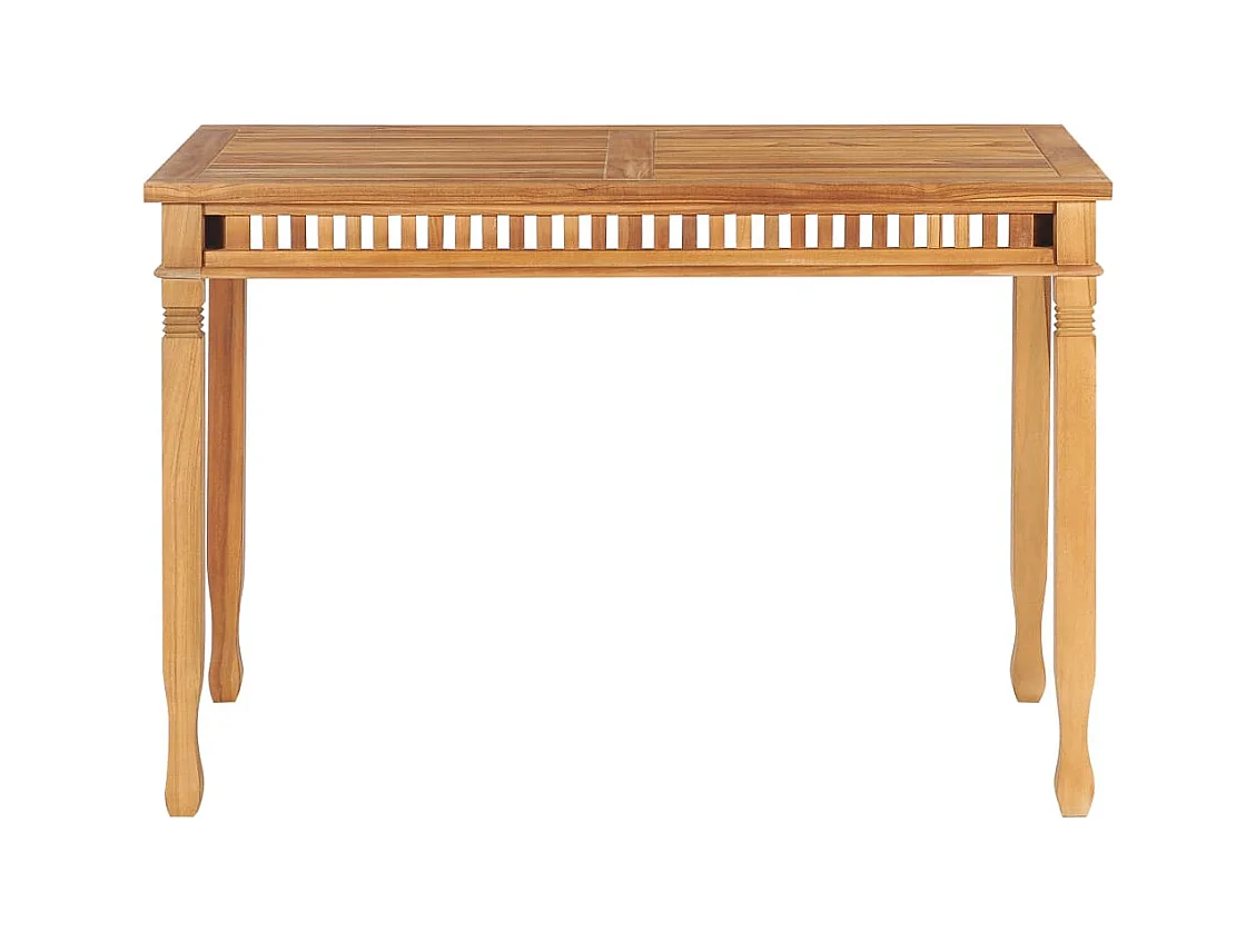 Table à manger de jardin 110x65x80 cm bois de teck solide