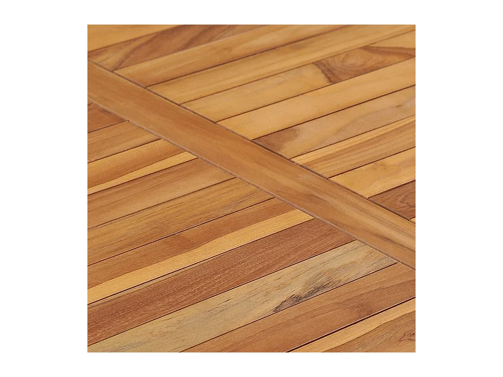 Table à manger de jardin 110x65x80 cm bois de teck solide