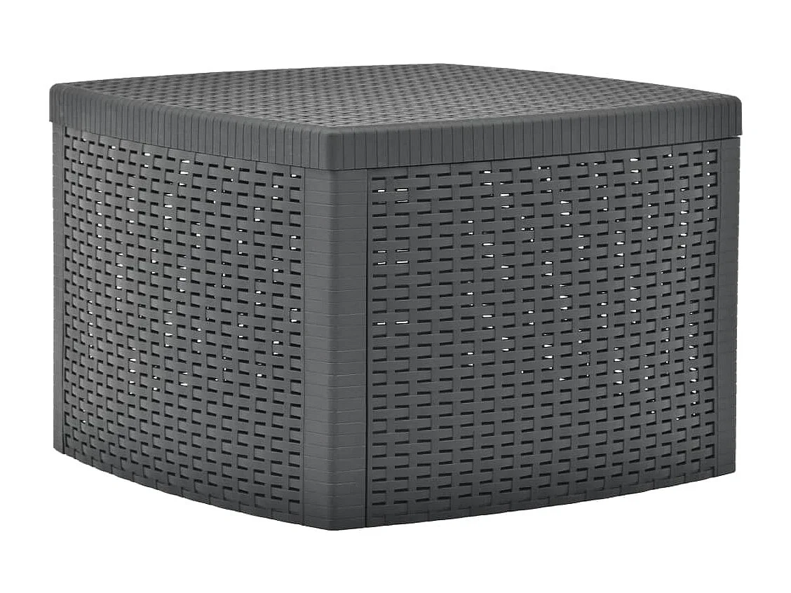 Tavolino Antracite 54x54x36,5 cm in Plastica