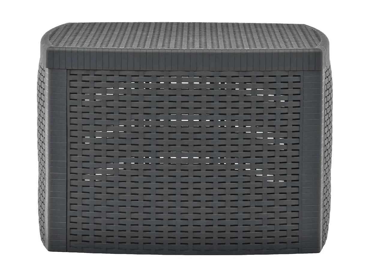 Tavolino Antracite 54x54x36,5 cm in Plastica