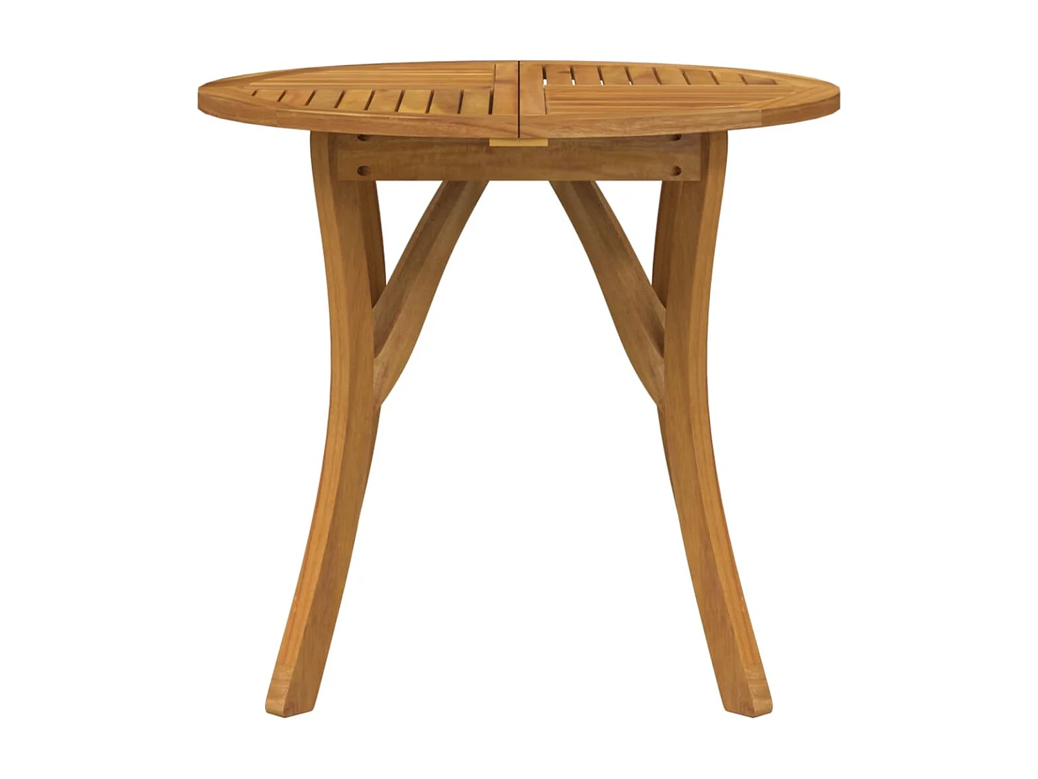 Mesa de jardim Ø 85 cm madeira de acácia maciça