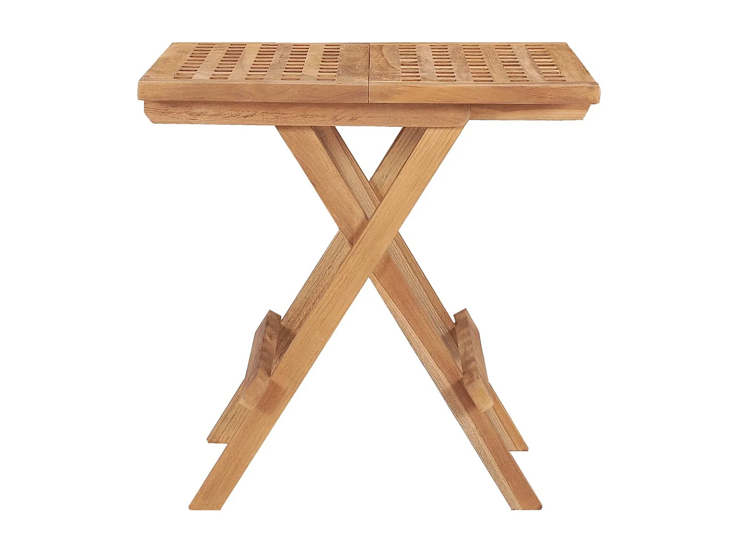 Table pliable de jardin 50x50x50 cm Bois de teck solide