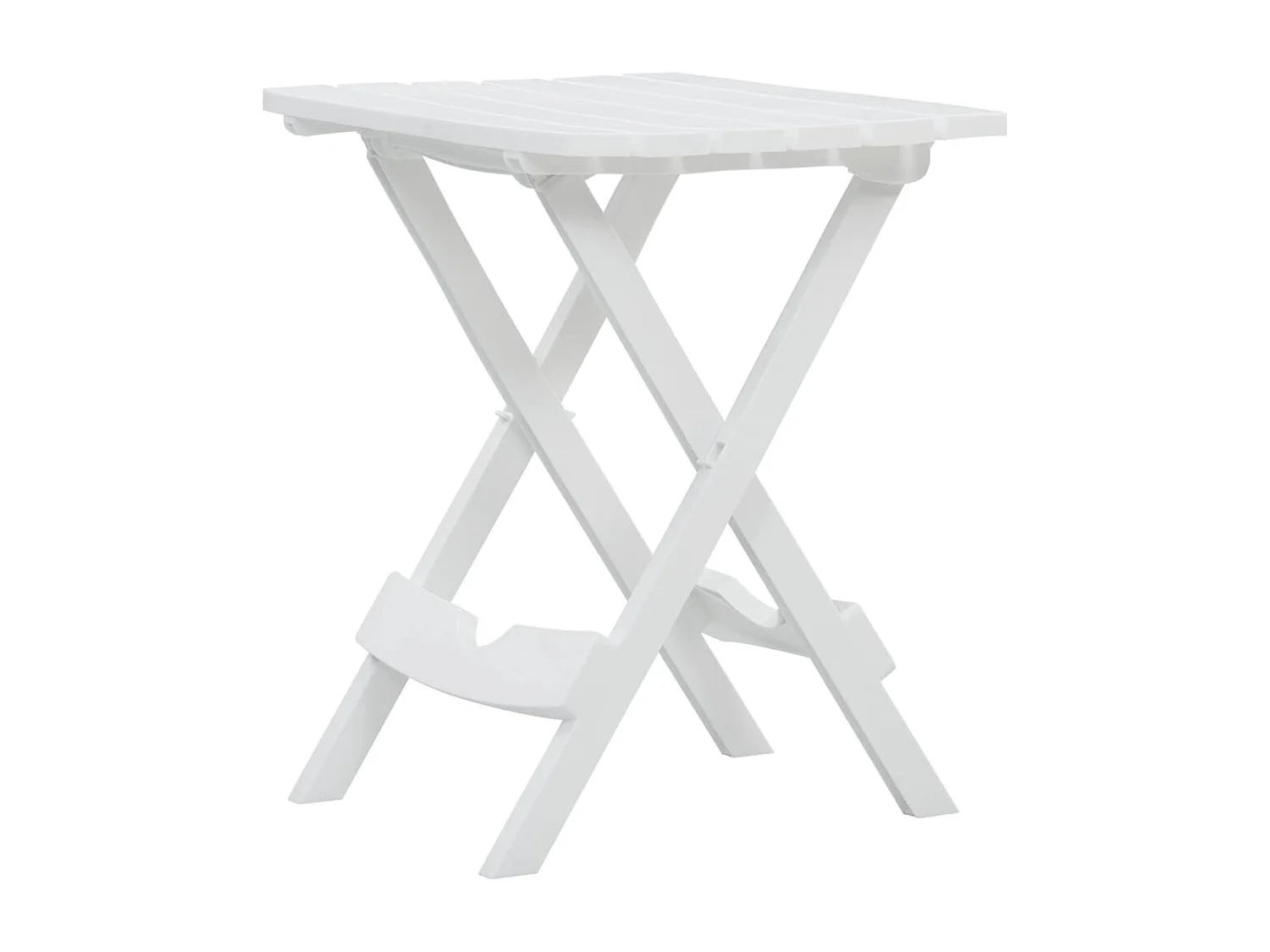 Mesa de jardim dobrável 45,5x38,5x50 cm branco