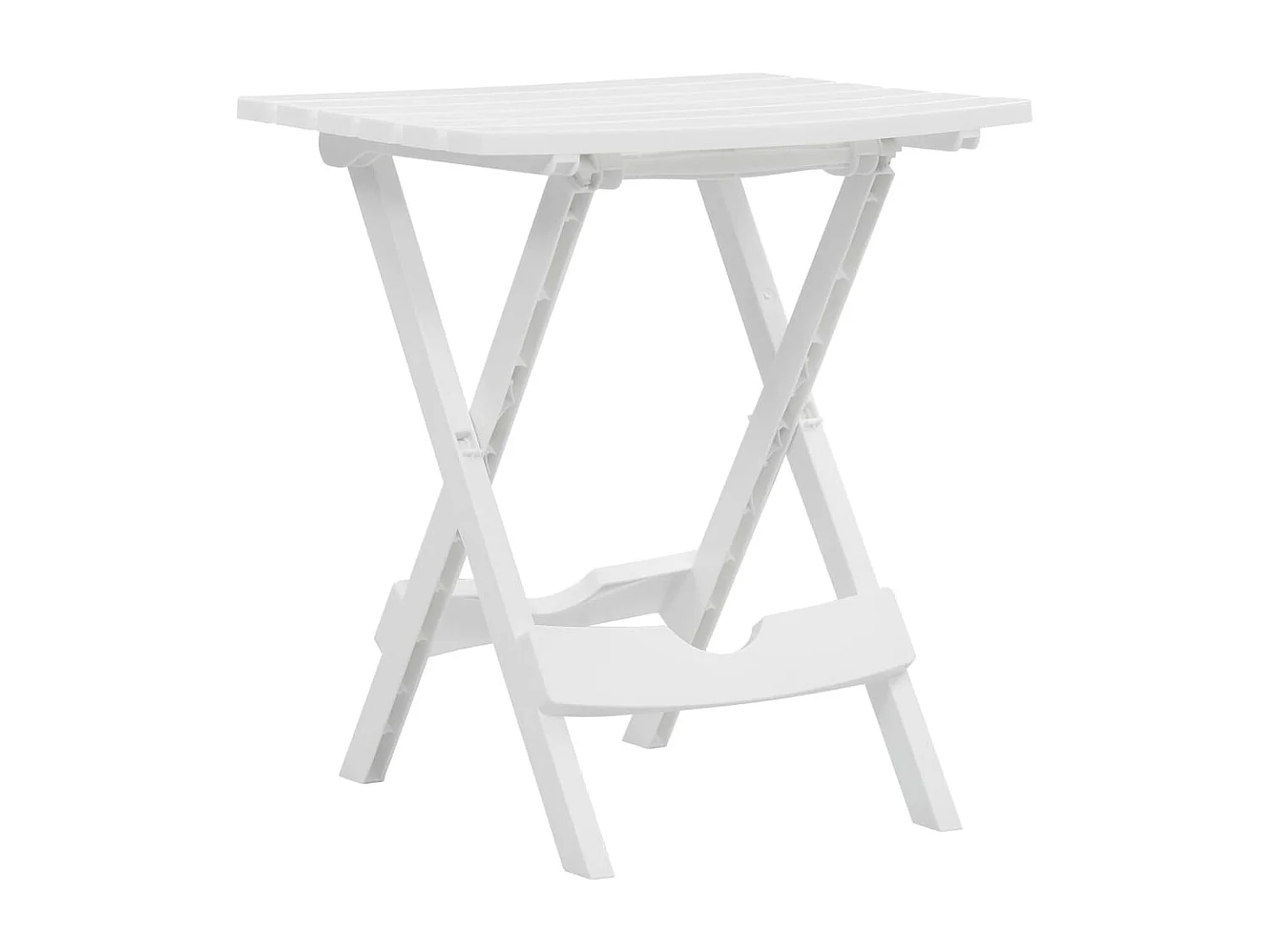 Table pliable de jardin 45,5x38,5x50 cm Blanc