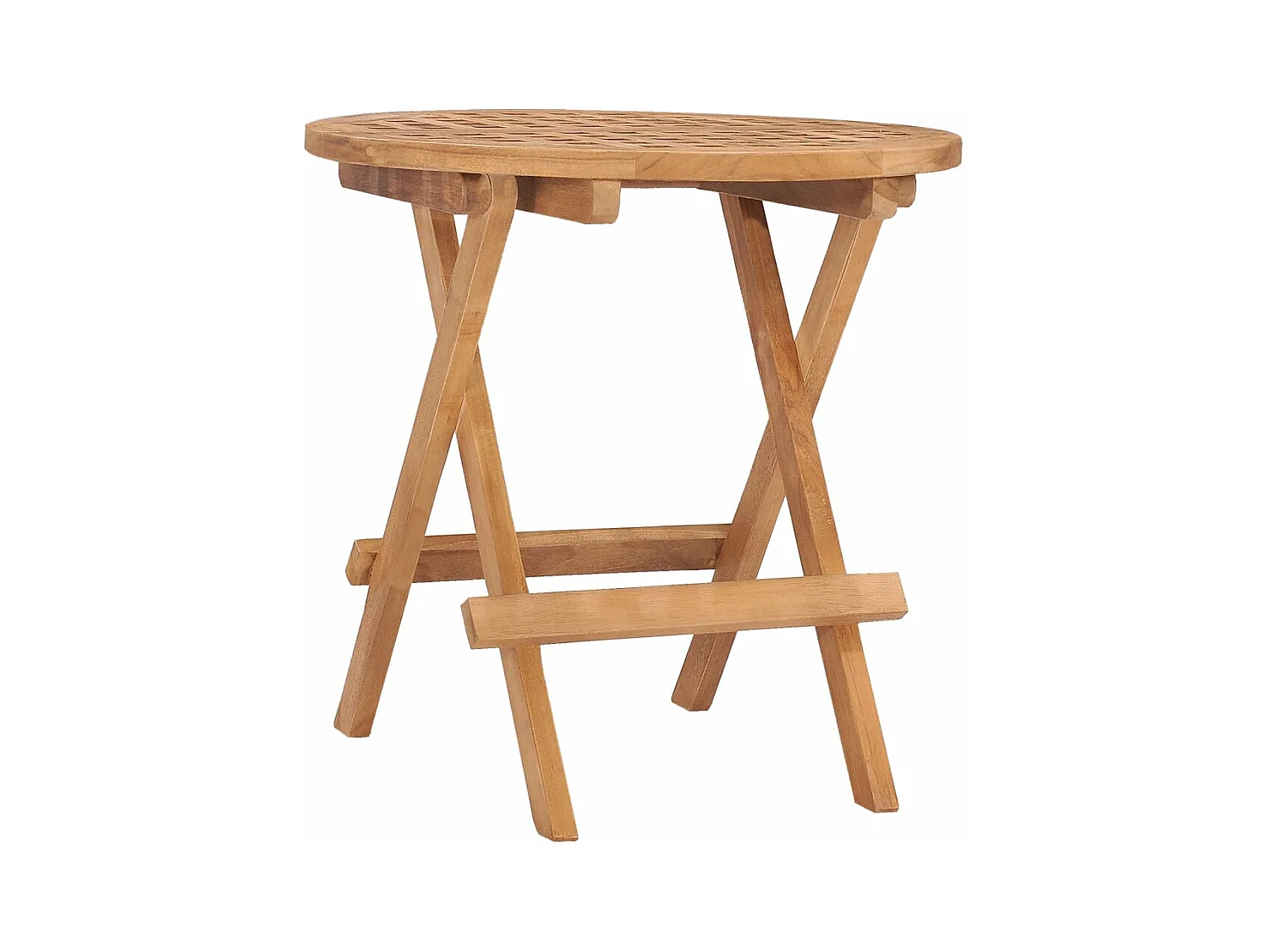 Table pliable de jardin 50x50x50 cm Bois de teck solide
