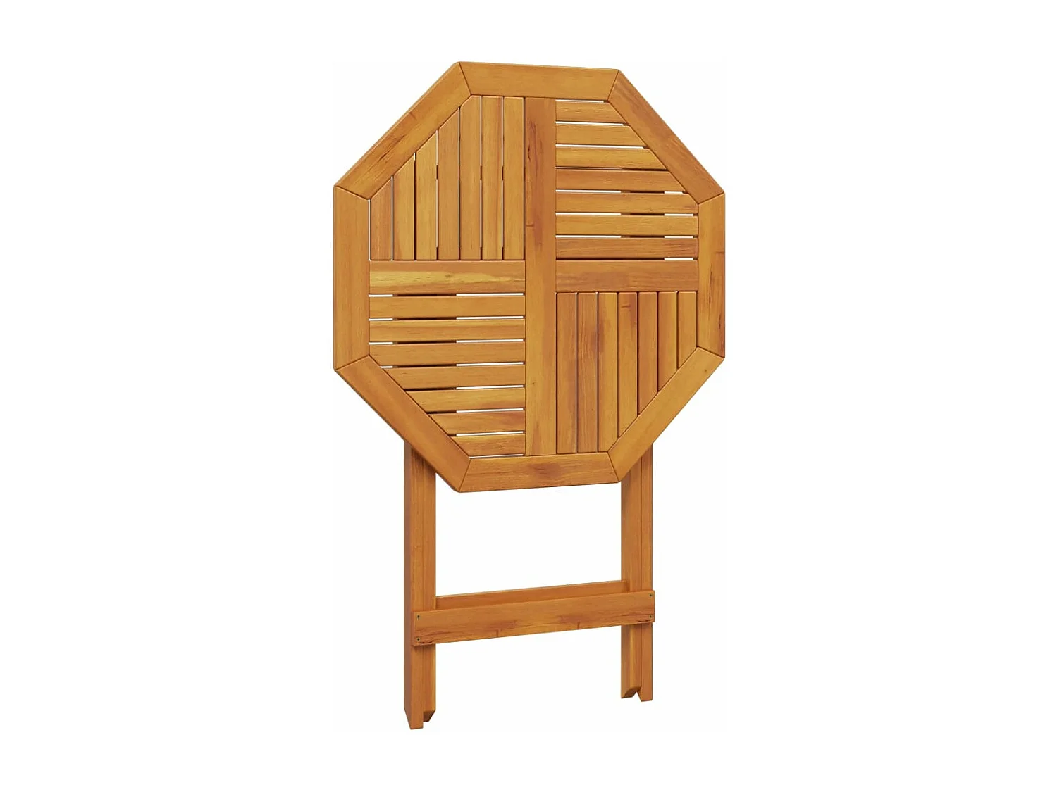 Mesa de jardim dobrável Ø70x75 cm madeira de acácia maciça