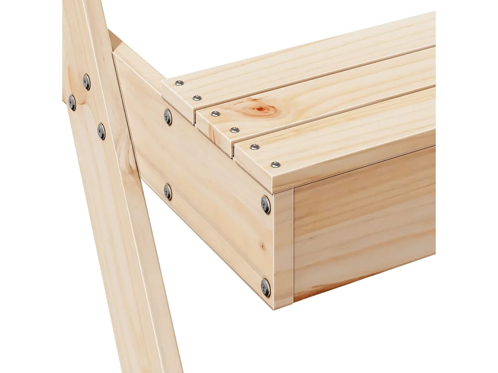 Picknicktafel met zandbak voor kinderen massief grenenhout