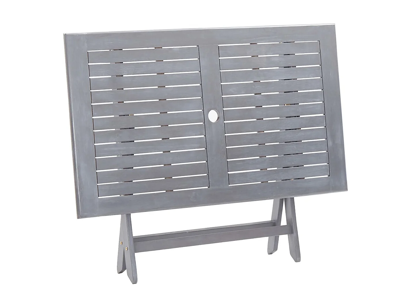 Mesa de jardim dobrável 120x70x75 cm madeira de acácia maciça