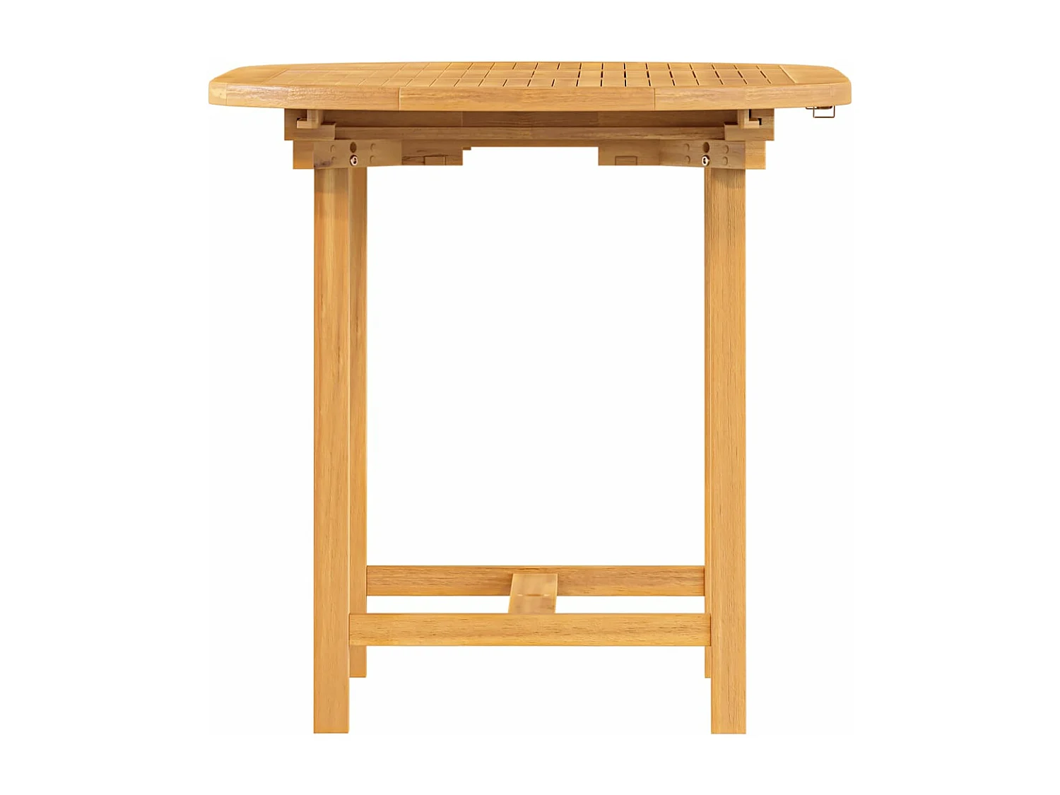 Table extensible de jardin 110-160x80x75 cm bois de teck solide