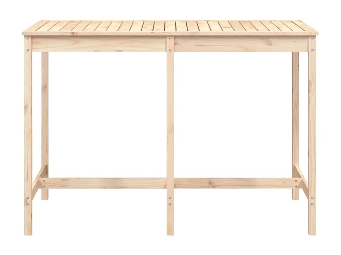 Mesa de jardim 159,5x82,5x110 cm madeira de pinho maciça