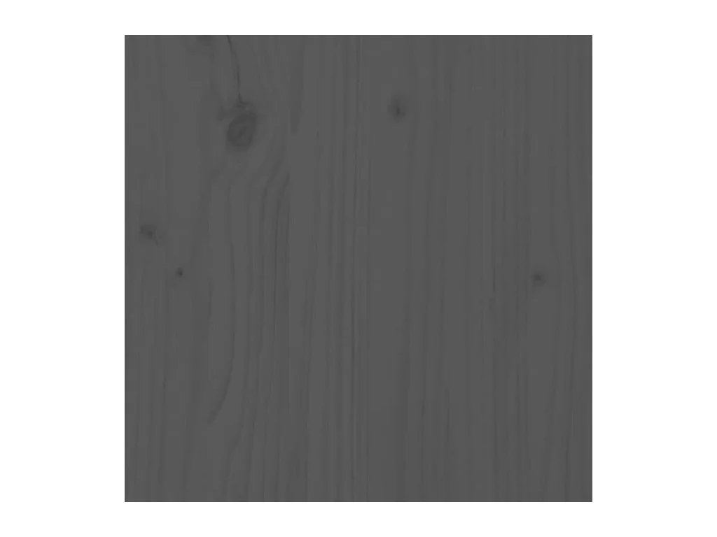 Table de jardin gris 82,5x50,5x45 cm bois massif de pin