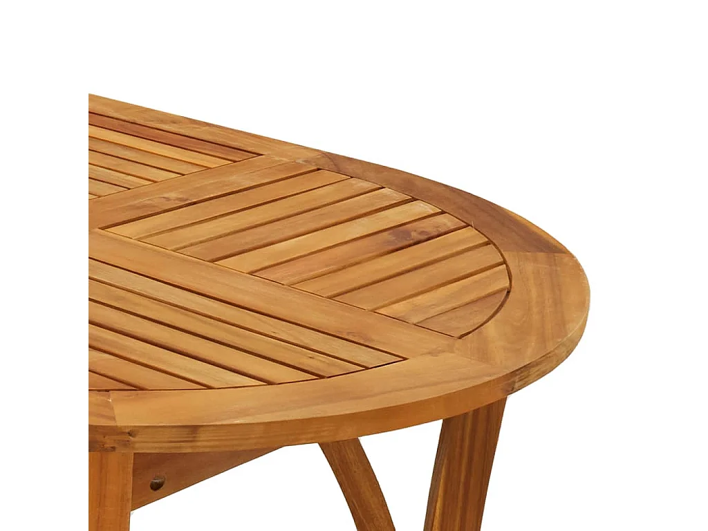 Mesa de jardim 150x90x75 cm madeira de acácia maciça