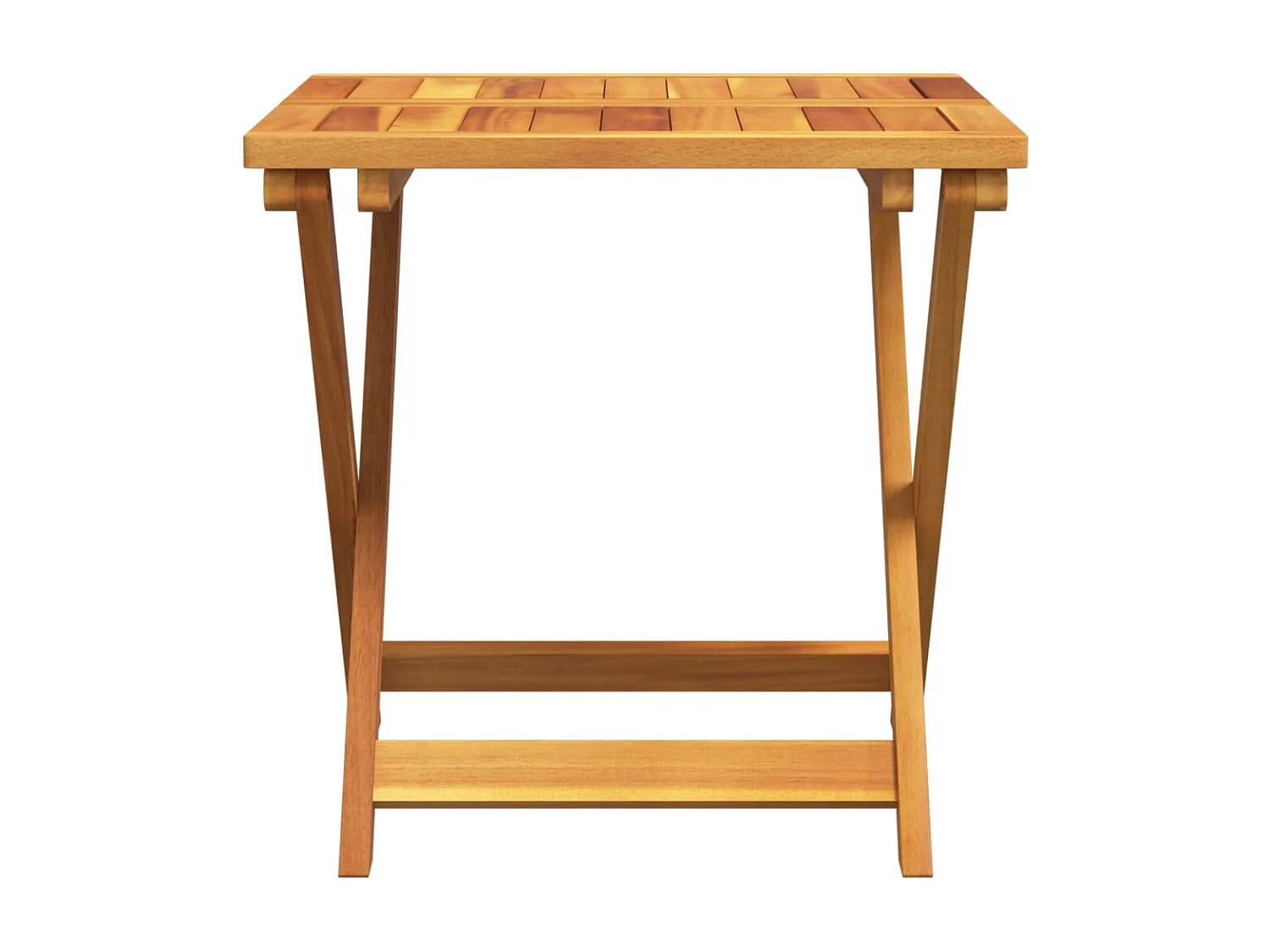 Table pliable de jardin 50x50x50 cm bois d'acacia solide