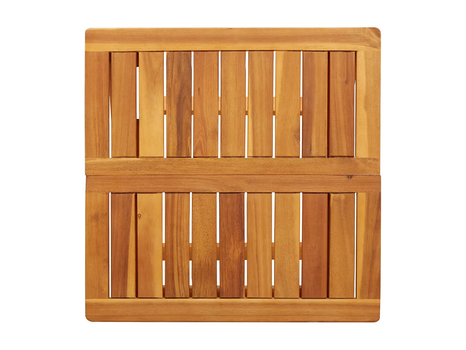 Table pliable de jardin 50x50x50 cm bois d'acacia solide