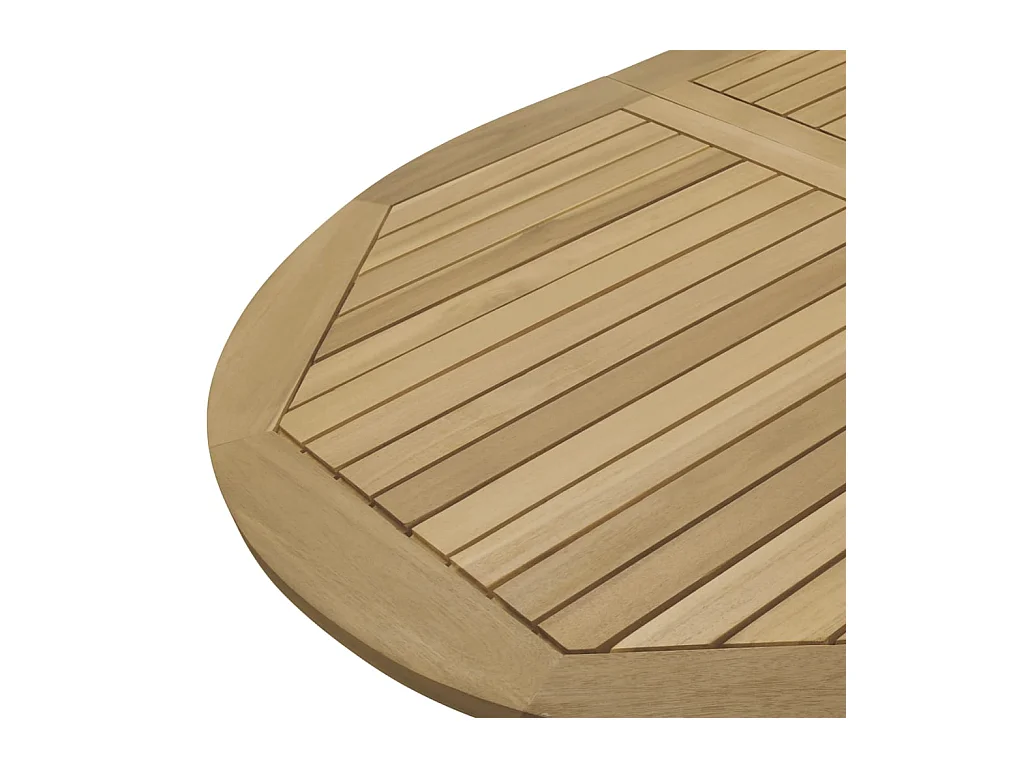 Table pliable de jardin 160x85x75 cm bois d'acacia solide