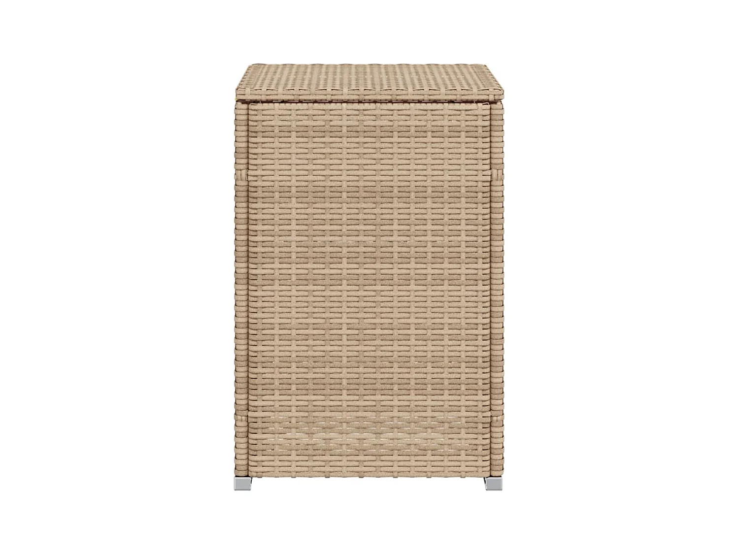 Afdekkast voor propaangasfles 40x40x60 cm Poly Rattan beige